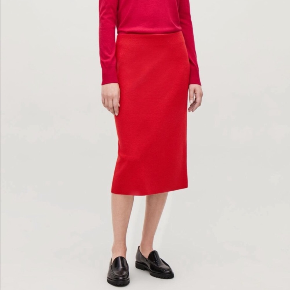 Head-turning RED COS Skirt